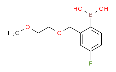 CAS No. 1704065-53-1, (4-fluoro-2-((2-methoxyethoxy)methyl)phenyl)boronic acid