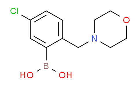 CAS No. 1704066-71-6, (5-chloro-2-(morpholinomethyl)phenyl)boronic acid
