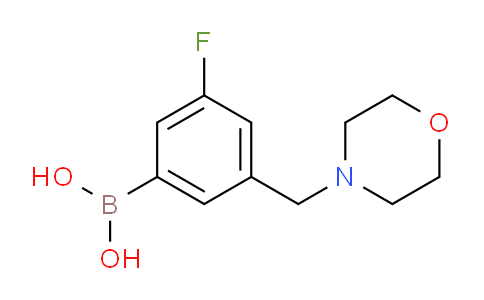 CAS No. 1704066-79-4, (3-fluoro-5-(morpholinomethyl)phenyl)boronic acid