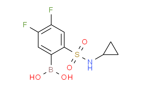 CAS No. 1704066-93-2, (2-(N-cyclopropylsulfamoyl)-4,5-difluorophenyl)boronic acid