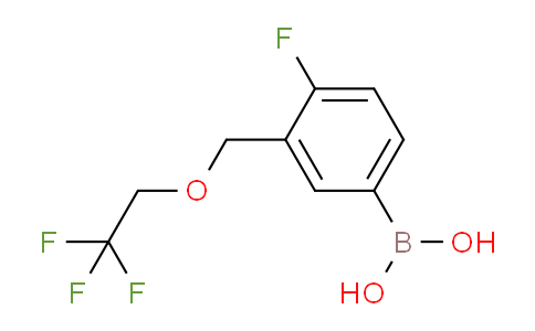 CAS No. 1704067-12-8, (4-fluoro-3-((2,2,2-trifluoroethoxy)methyl)phenyl)boronic acid