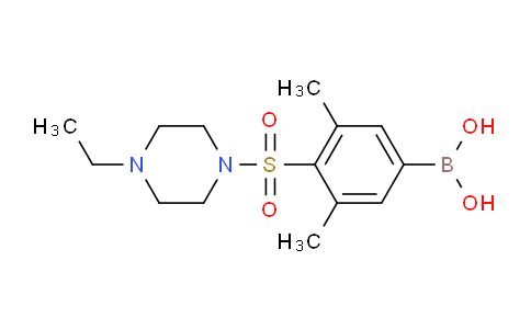 CAS No. 1704067-32-2, (4-((4-Ethylpiperazin-1-yl)sulfonyl)-3,5-dimethylphenyl)boronic acid