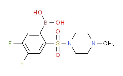 CAS No. 1704067-49-1, (4,5-difluoro-2-((4-methylpiperazin-1-yl)sulfonyl)phenyl)boronic acid