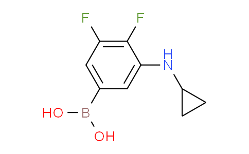 CAS No. 1704068-53-0, (3-(cyclopropylamino)-4,5-difluorophenyl)boronic acid