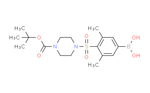 CAS No. 1704069-12-4, (4-((4-(tert-butoxycarbonyl)piperazin-1-yl)sulfonyl)-3,5-dimethylphenyl)boronic acid