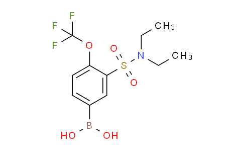 CAS No. 1704069-29-3, (3-(N,N-diethylsulfamoyl)-4-(trifluoromethoxy)phenyl)boronic acid
