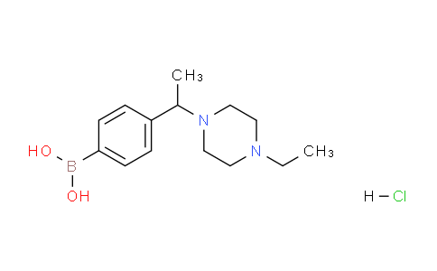 CAS No. 1704069-35-1, (4-(1-(4-ethylpiperazin-1-yl)ethyl)phenyl)boronic acid hydrochloride