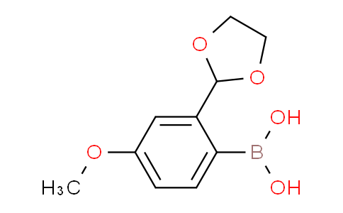 CAS No. 1704069-40-8, (2-(1,3-dioxolan-2-yl)-4-methoxyphenyl)boronic acid