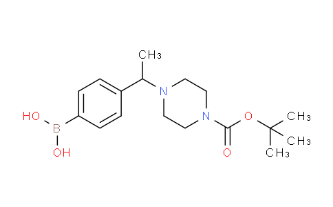 CAS No. 1704069-47-5, (4-(1-(4-(tert-butoxycarbonyl)piperazin-1-yl)ethyl)phenyl)boronic acid