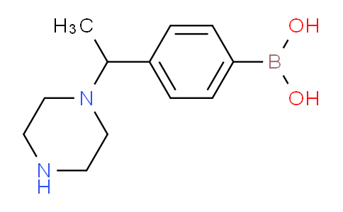 CAS No. 1704069-48-6, (4-(1-(Piperazin-1-yl)ethyl)phenyl)boronic acid