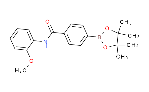 CAS No. 1704069-54-4, N-(2-methoxyphenyl)-4-(4,4,5,5-tetramethyl-1,3,2-dioxaborolan-2-yl)benzamide