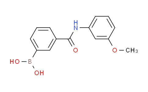 CAS No. 1704069-57-7, (3-((3-methoxyphenyl)carbamoyl)phenyl)boronic acid