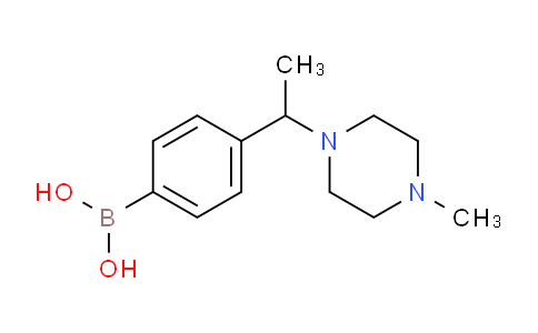 CAS No. 1704069-65-7, (4-(1-(4-methylpiperazin-1-yl)ethyl)phenyl)boronic acid