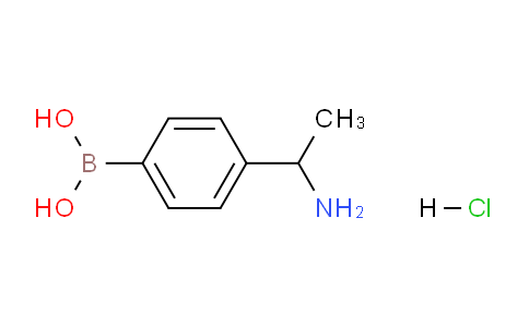 CAS No. 1704073-43-7, (4-(1-aminoethyl)phenyl)boronic acid hydrochloride
