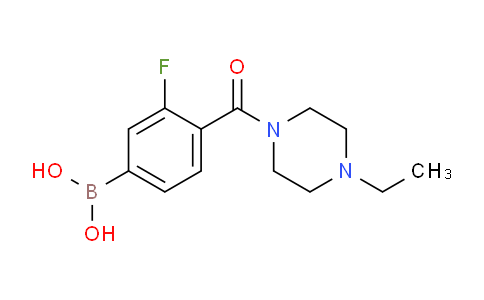 CAS No. 1704073-51-7, (4-(4-ethylpiperazine-1-carbonyl)-3-fluorophenyl)boronic acid
