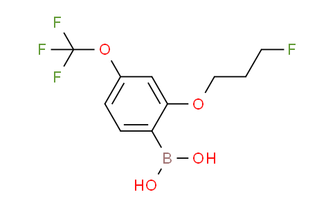 CAS No. 1704073-53-9, (2-(3-fluoropropoxy)-4-(trifluoromethoxy)phenyl)boronic acid