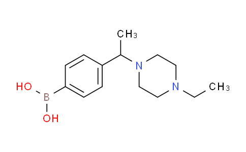 CAS No. 1704073-57-3, (4-(1-(4-ethylpiperazin-1-yl)ethyl)phenyl)boronic acid