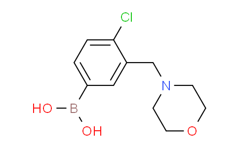 CAS No. 1704073-83-5, (4-chloro-3-(morpholinomethyl)phenyl)boronic acid