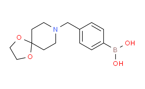 CAS No. 1704073-94-8, (4-(1,4-dioxa-8-azaspiro[4.5]decan-8-ylmethyl)phenyl)boronic acid