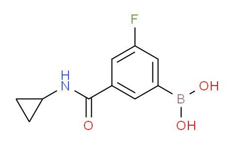 CAS No. 1704074-07-6, (3-(cyclopropylcarbamoyl)-5-fluorophenyl)boronic acid