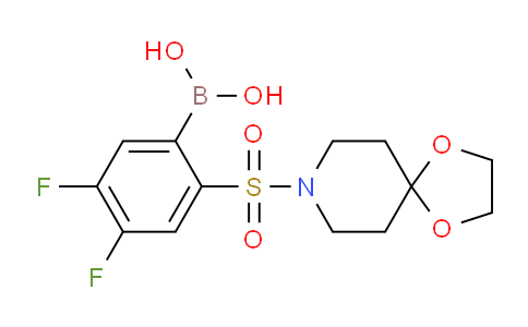 CAS No. 1704074-09-8, (2-(1,4-dioxa-8-azaspiro[4.5]decan-8-ylsulfonyl)-4,5-difluorophenyl)boronic acid