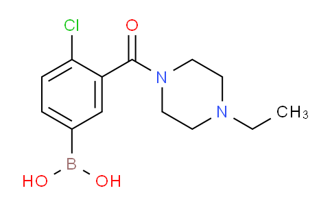 CAS No. 1704074-11-2, (4-chloro-3-(4-ethylpiperazine-1-carbonyl)phenyl)boronic acid