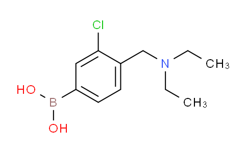 CAS No. 1704074-24-7, (3-chloro-4-((diethylamino)methyl)phenyl)boronic acid
