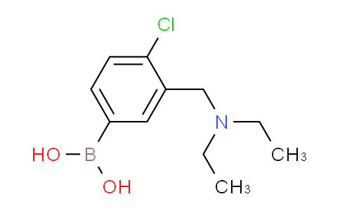 CAS No. 1704074-37-2, (4-chloro-3-((diethylamino)methyl)phenyl)boronic acid