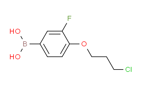 CAS No. 1704074-40-7, (4-(3-chloropropoxy)-3-fluorophenyl)boronic acid