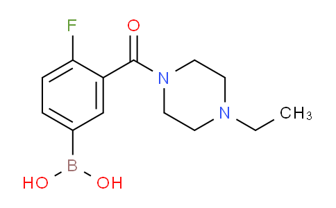 CAS No. 1704074-46-3, (3-(4-ethylpiperazine-1-carbonyl)-4-fluorophenyl)boronic acid