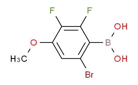 MC706607 | 1704080-27-2 | (6-bromo-2,3-difluoro-4-methoxyphenyl)boronic acid