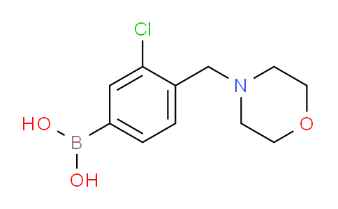 CAS No. 1704080-60-3, (3-chloro-4-(morpholinomethyl)phenyl)boronic acid