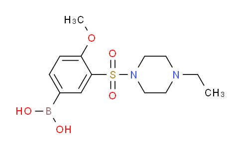 CAS No. 1704080-83-0, (3-((4-ethylpiperazin-1-yl)sulfonyl)-4-methoxyphenyl)boronic acid