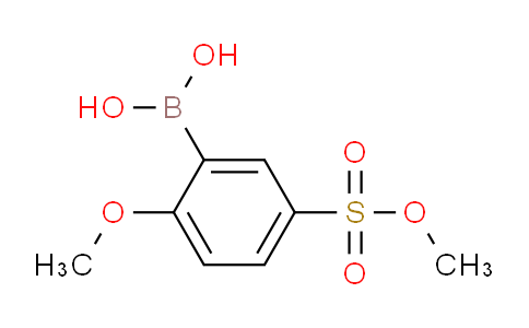 CAS No. 1704081-64-0, (2-methoxy-5-(methoxysulfonyl)phenyl)boronic acid