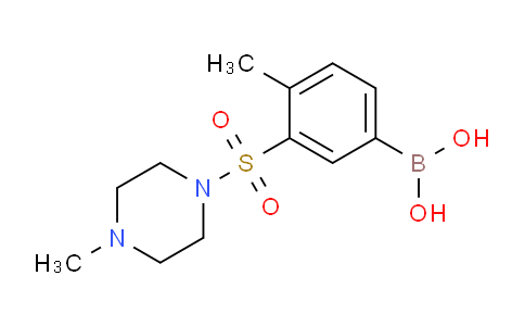 CAS No. 1704081-67-3, (4-methyl-3-((4-methylpiperazin-1-yl)sulfonyl)phenyl)boronic acid