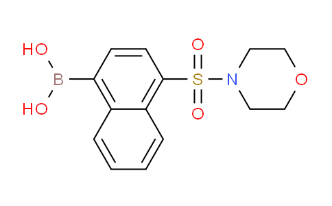 CAS No. 1704082-09-6, (4-(morpholinosulfonyl)naphthalen-1-yl)boronic acid