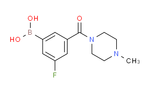 CAS No. 1704082-15-4, (3-fluoro-5-(4-methylpiperazine-1-carbonyl)phenyl)boronic acid