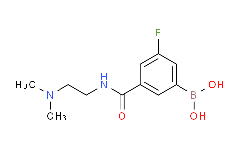 CAS No. 1704082-18-7, (3-((2-(dimethylamino)ethyl)carbamoyl)-5-fluorophenyl)boronic acid