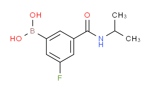 CAS No. 1704082-21-2, (3-fluoro-5-(isopropylcarbamoyl)phenyl)boronic acid