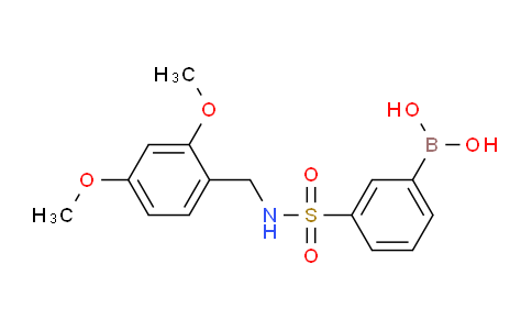 CAS No. 1704082-90-5, (3-(N-(2,4-dimethoxybenzyl)sulfamoyl)phenyl)boronic acid