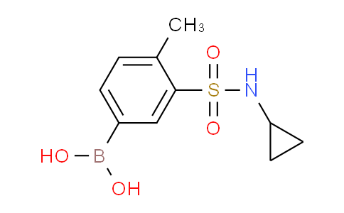 CAS No. 1704095-41-9, (3-(N-cyclopropylsulfamoyl)-4-methylphenyl)boronic acid