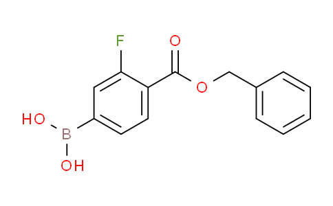 CAS No. 1704095-81-7, (4-((benzyloxy)carbonyl)-3-fluorophenyl)boronic acid
