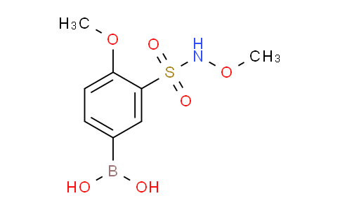 CAS No. 1704095-83-9, (4-methoxy-3-(N-methoxysulfamoyl)phenyl)boronic acid
