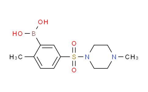 CAS No. 1704095-84-0, (2-methyl-5-((4-methylpiperazin-1-yl)sulfonyl)phenyl)boronic acid