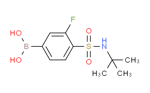 CAS No. 1704095-87-3, (4-(N-(tert-butyl)sulfamoyl)-3-fluorophenyl)boronic acid