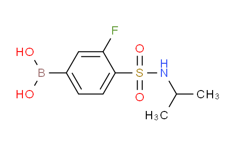 CAS No. 1704096-35-4, (3-fluoro-4-(N-isopropylsulfamoyl)phenyl)boronic acid