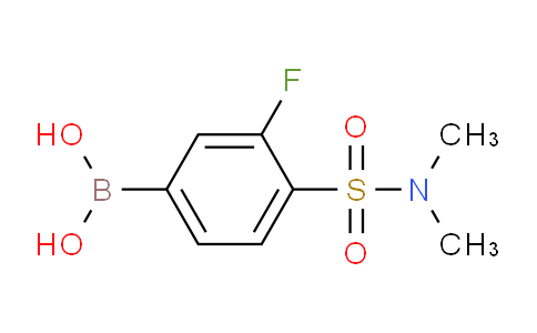 CAS No. 1704096-37-6, (4-(N,N-dimethylsulfamoyl)-3-fluorophenyl)boronic acid