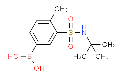 CAS No. 1704097-20-0, (3-(N-(tert-butyl)sulfamoyl)-4-methylphenyl)boronic acid