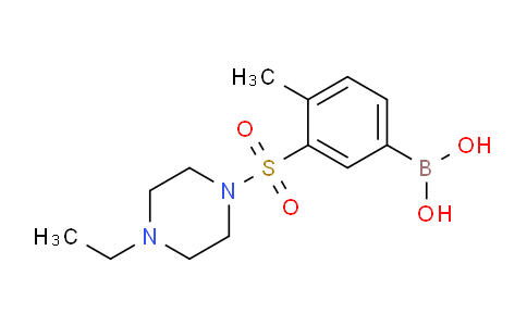 CAS No. 1704097-65-3, (3-((4-ethylpiperazin-1-yl)sulfonyl)-4-methylphenyl)boronic acid