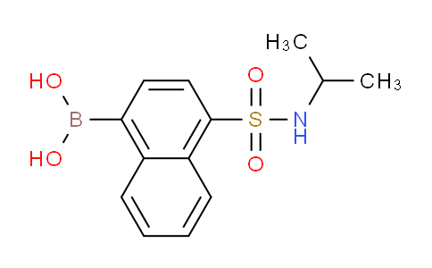 CAS No. 1704120-94-4, (4-(N-isopropylsulfamoyl)naphthalen-1-yl)boronic acid
